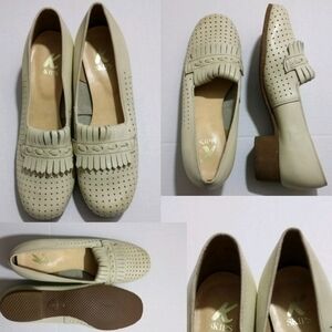 Vintage K SKIPS Perforated Leather Loafers